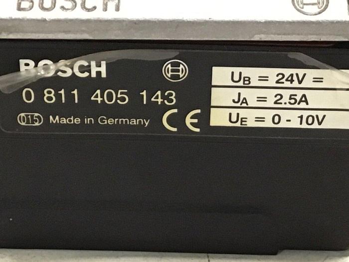 Used BOSCH Proportional Amplifier 0 811 405 143 #124142