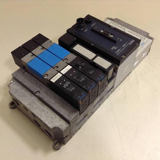 Used FESTO Control Block w/ Valves VIFB-03-B #70589