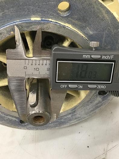 Used SUHNER 5 HP Motor B5 DKM7 5HP #109587