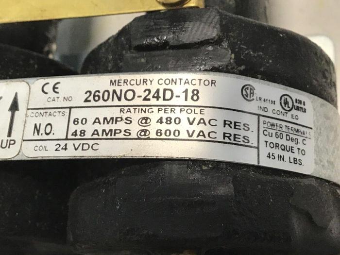 Used MDI 260NO-24D-18 Contactor Relay USED
