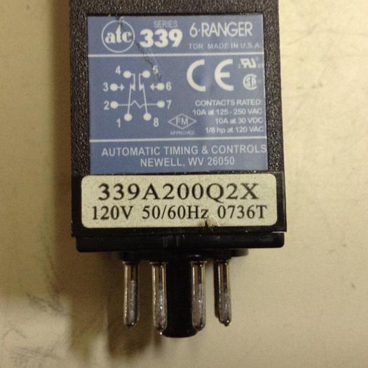 Used ATC Time Delay Relay 339A200Q2X #86333