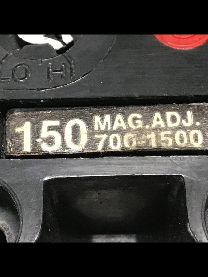 Used GE 150 Amp Breaker TFJ236150 / DISCONNECT USED