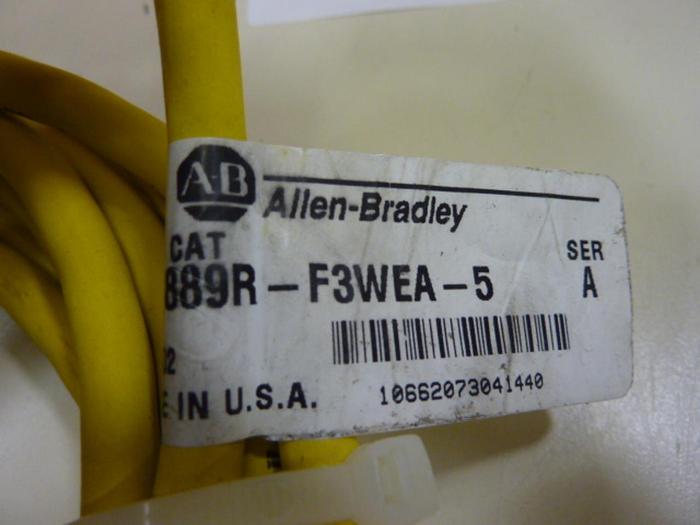 Used ALLEN BRADLEY Cable 889R-F3WEA-5 SER A #64521
