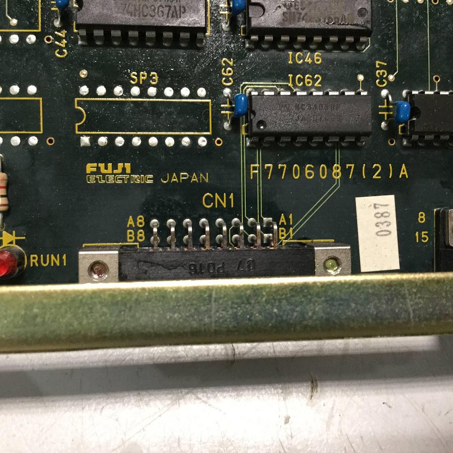 Used FUJI ELECTRIC CPU Card F7706087(2)A #96248