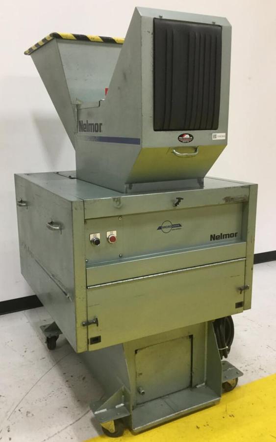 Used NELMOR 5 HP Grinder Granulator RG1012P1 USED