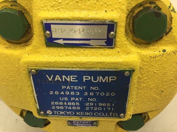 Used TOKYO KEIKI Vane Pump SQP32-25-14-1BB-10 Used