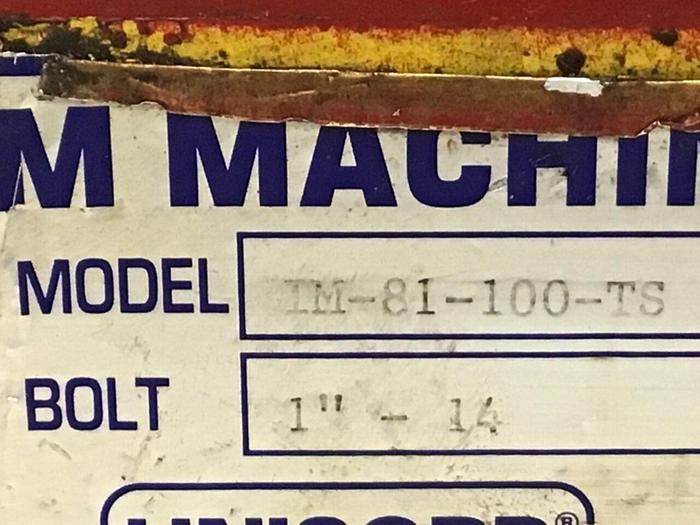 Used UNISORB Leveling Mount 8 x 6 IM-81-100-TS #122700