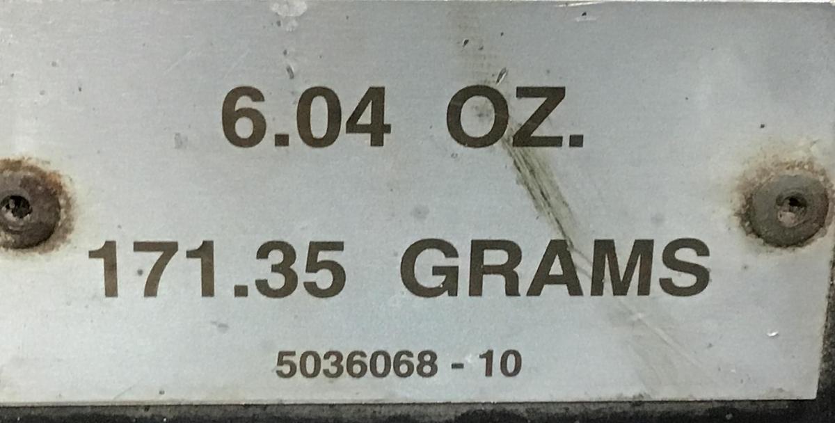 Used CINCINNATI MILACRON 6.04 Oz Injection Unit CINCI 6.04 IU Used #145491
