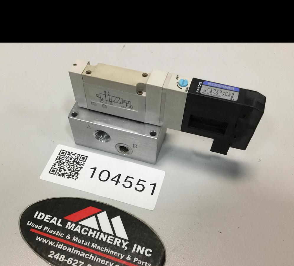 Used KOGANEI Valve & Manifold F10T0-PL3 USED