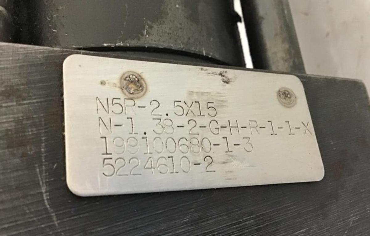 Used MILACRON Injection Sled Cylinder N5R-2.5X15 USED