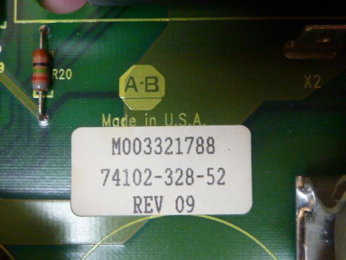 Used ALLEN BRADLEY Communication Board 74102-328-52 #36165