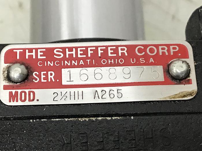 Used SHEFFER Cylinder 21/2 HH A265 Used 131551