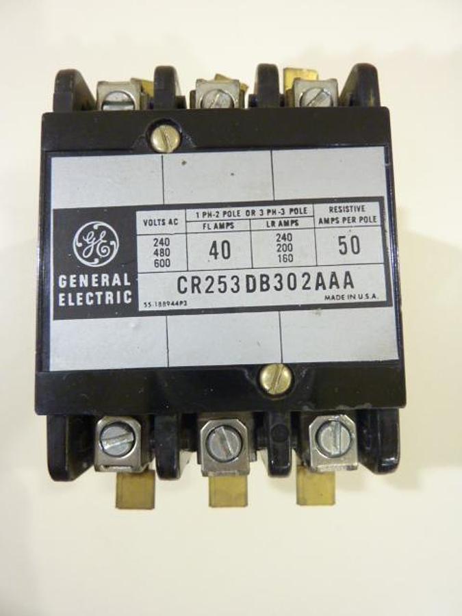 Used GENERAL ELECTRIC / GE Contactor CR253DB302AAA Used