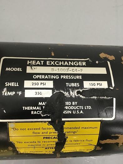 Used THERMAL TRANSFER Heat Exchanger B-1003-C4-F Used