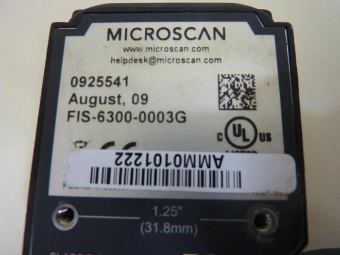 Used MICROSCAN Scanner FIS-6300-0003G #57948