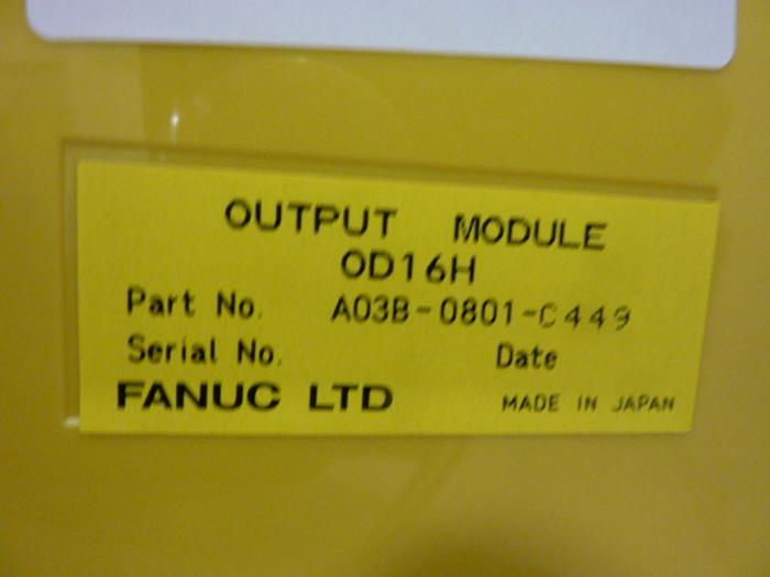 Used FANUC Output Module A03B-0801-C449 #51380