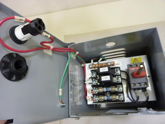 Used DAYKIN 0.5 kVA Transformer Disconnect MDGTC-07 #57886