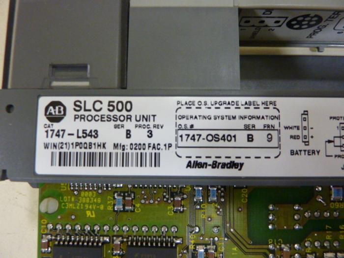 Used ALLEN BRADLEY 5/04 Processor Module 1747-L543 SER B Used