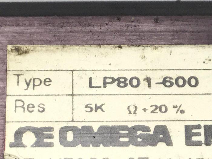 Used OMEGA ENGINEERING Linear Potentiometer LP801-600 #109949