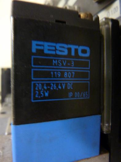 Used FESTO Control Block / Valve Terminal TN 18 859 #52769