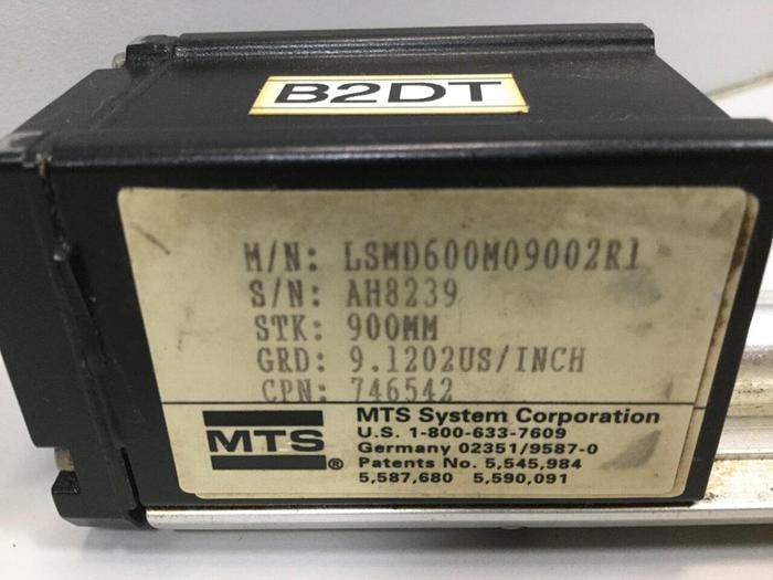 Used MTS Linear Transducer LSMD600M09002R1 Used