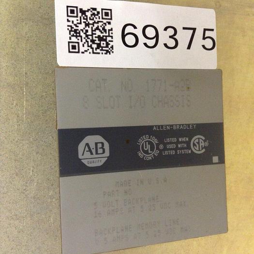 Used ALLEN BRADLEY Slot Rack 1771-A2B #69375