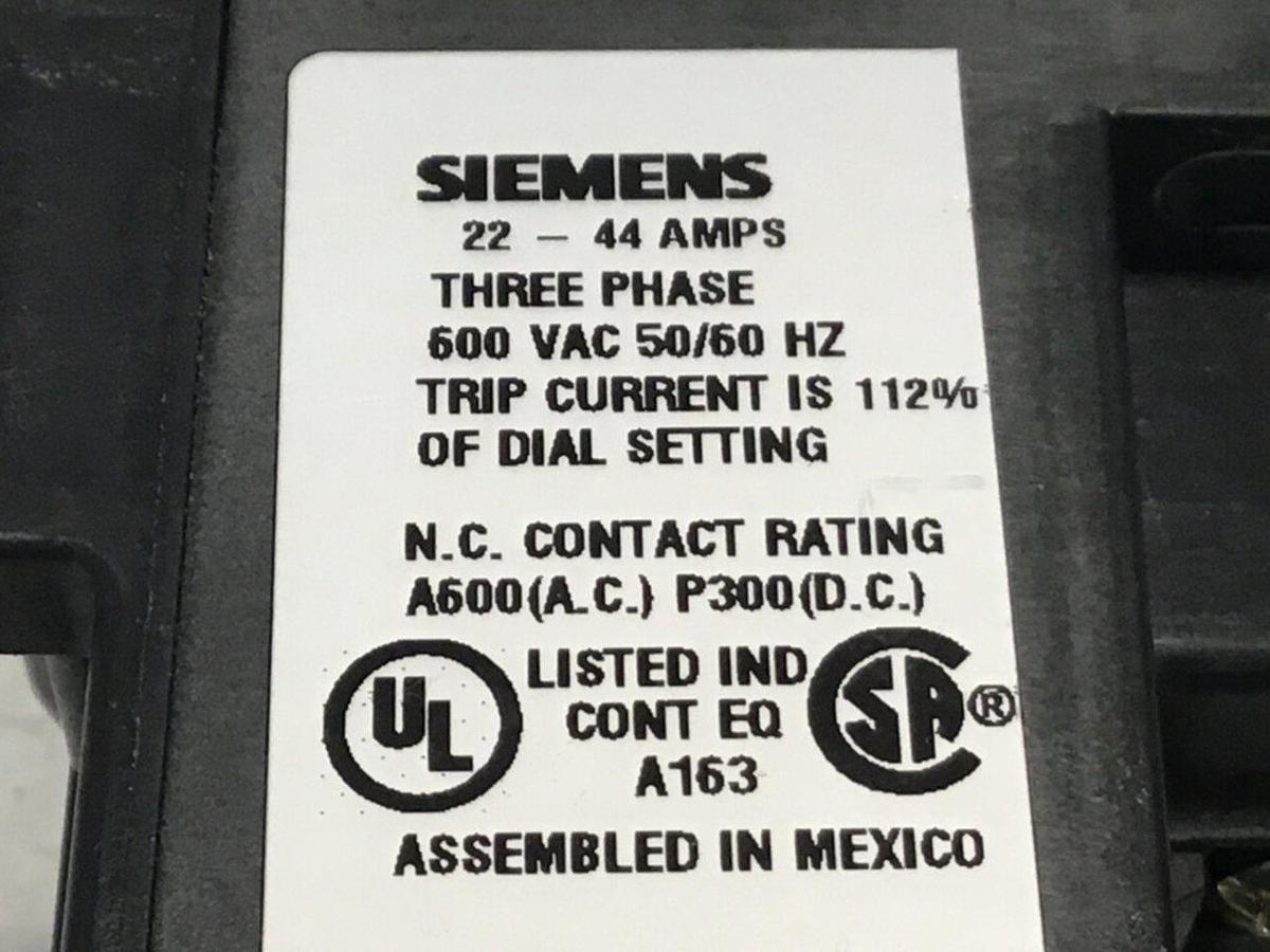 Used SIEMENS Relay 958L109441U Used