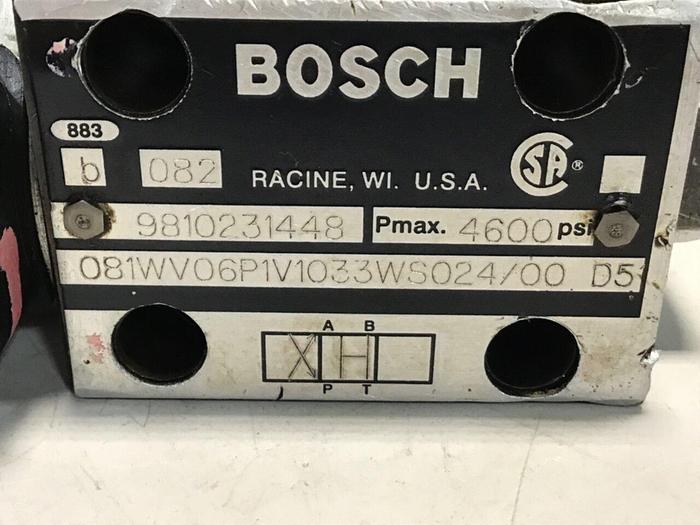 Used BOSCH Valve 081WV06P1V1033WS024/00D51 Used #144578