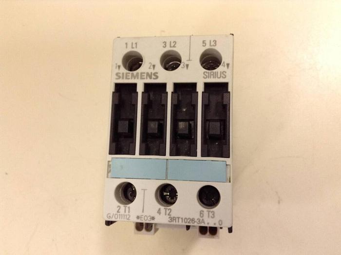 Used SIEMENS Motor Starter Contactor 3RT1026-3A #87260
