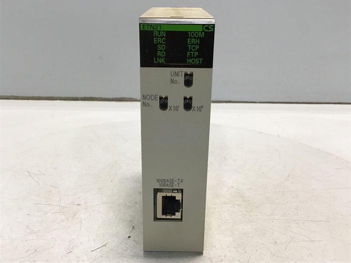 Used OMRON Ethernet Module CS1W-ETN21 #122615
