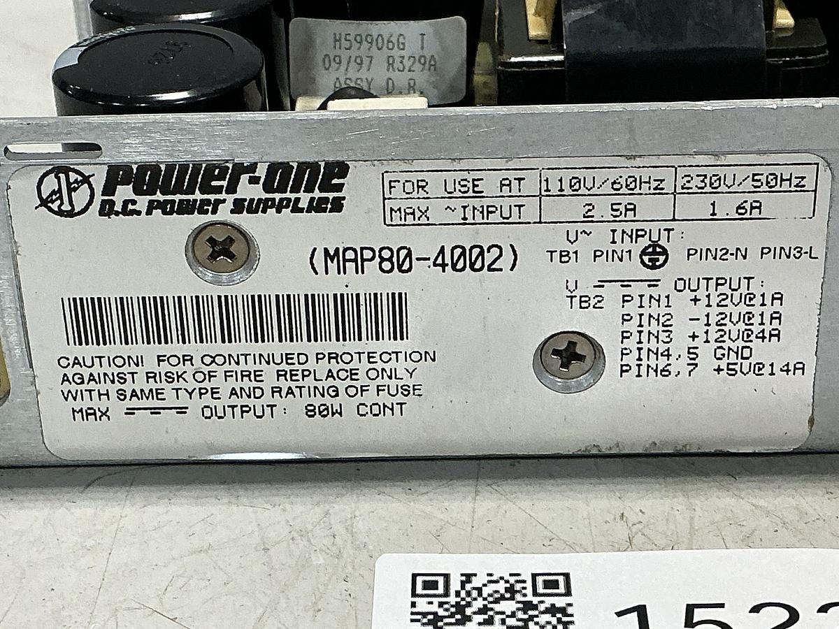 Used POWER-ONE MAP80-4002