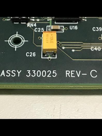 Used VAN DORN Analog Circuit Board 330025 PC330-025 Used