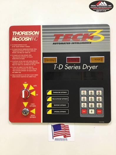 Used THORESON MCCOSH Thermal-D Desiccant Dryer TD480 Used