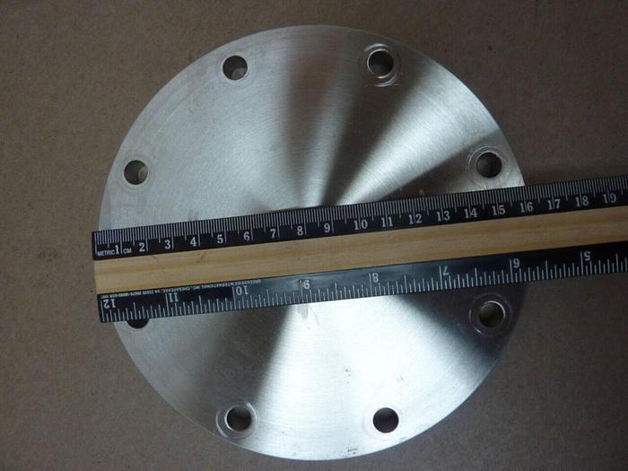 Used A & N CORPORATION Stainless Steel Flange QF100-BF #40209 SCRAPPED / DNL