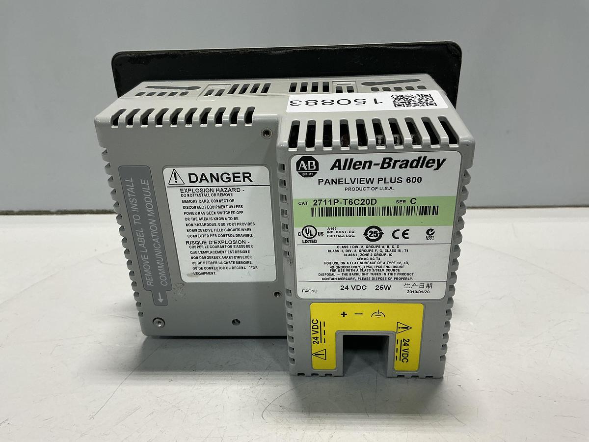 Used ALLEN BRADLEY 2711P-T6C20D