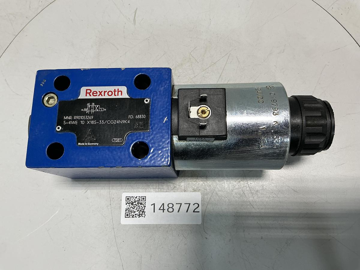 Used REXROTH 5-4WE 10 X185-33/CG24N9K4