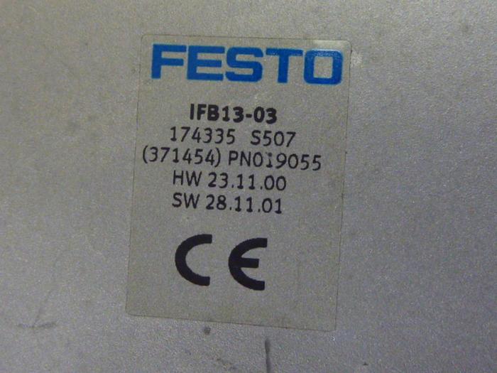 Used FESTO Control Block / Valve Terminal IFB13-03 Used