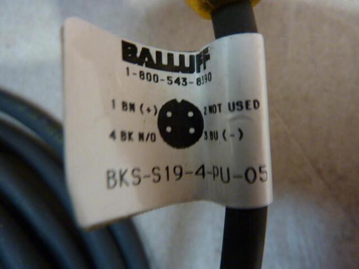 Used BALLUFF Cable BKS-S19-4-PU-05 #29684