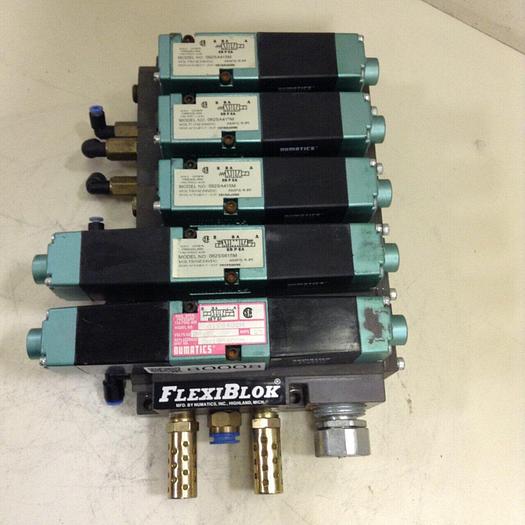 Used NUMATICS Control Block w/ Valves 082SS415M #80008