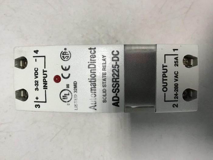 Used AUTOMATION DIRECT Solid State Relay AD-SSR225-DC #141534