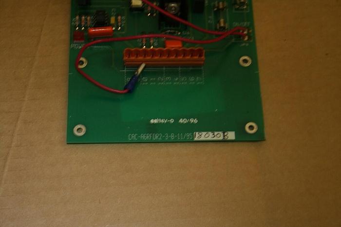 Used MOULD TEK Circuit Board CAC-AGRFDR2-3-B-11/95 Used