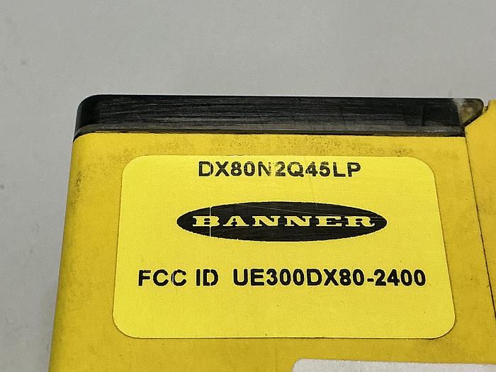 Used BANNER ENGINEERING DX80N2Q45LP