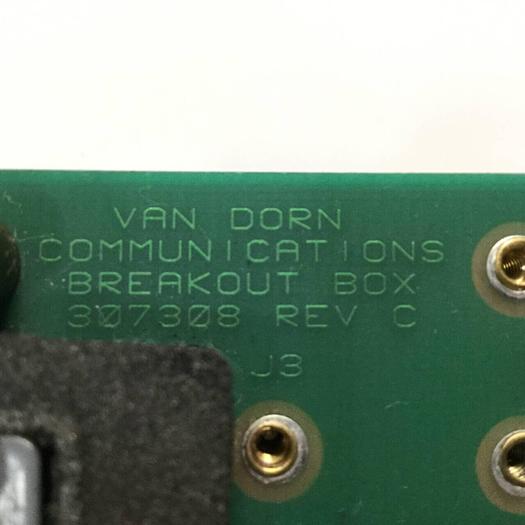 Used CINCINNATI MILACRON Communications Breakout Board 307308 #92741