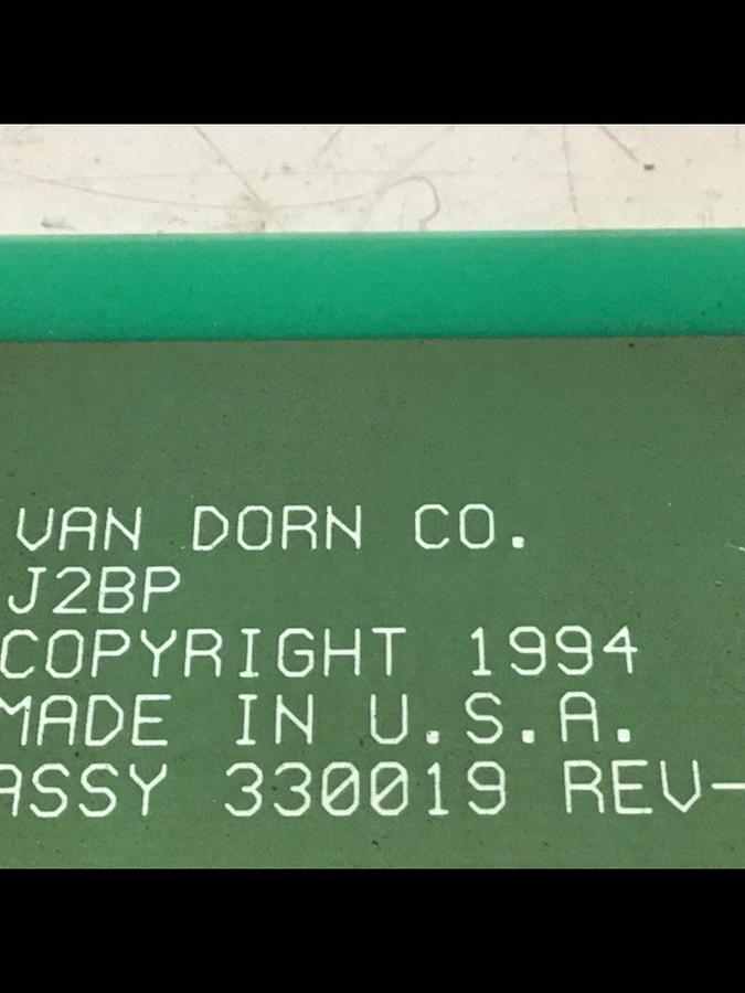 Used VAN DORN Circuit Board 330019 PC330-019 330-019 Used