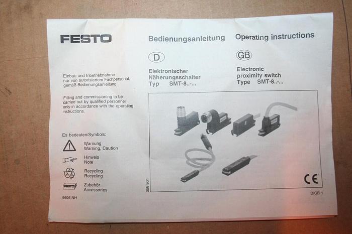 Used FESTO Proximity Switch SMT-8 Used