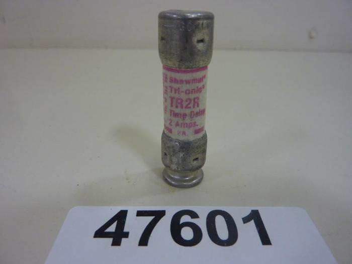 Used GOULD / SHAWMUT 2 Amp Fuse TR2R #47601