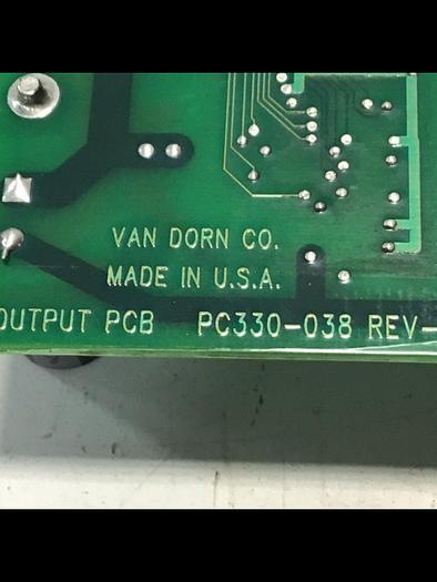 Used VAN DORN Pathfinder DC Output Board PC330-038 Used