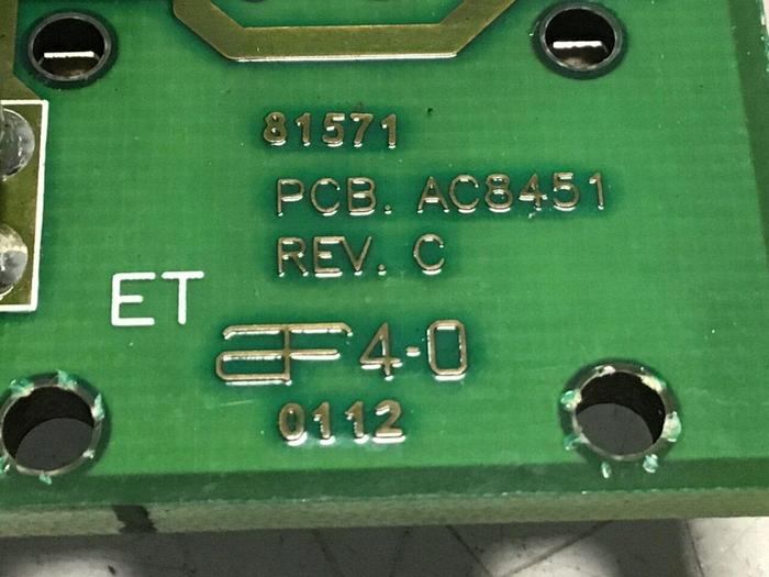 Used APSCO Van Dorn Rack Circuit Board AC8450 USED