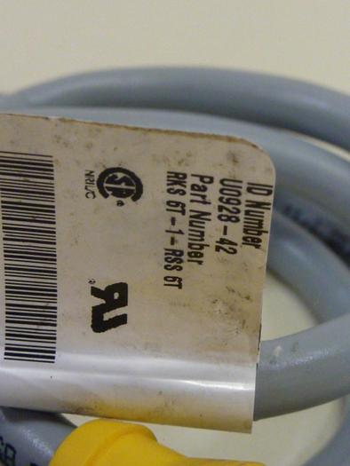 Used TURCK ELEKTRONIK Cable RKS 6T-1-RSS 6T #64529
