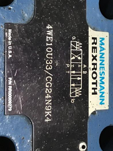 Used REXROTH Valve 4WE10U33/CG24N9K4 #135204